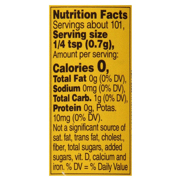 Dash Salt-Free Seasoning Blend Original 2.5 Ounce All-Purpose Kosher Flavor Enhancer