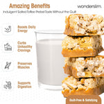 Wonderslim High Fiber Protein Bars for Hunger Control and Satiety