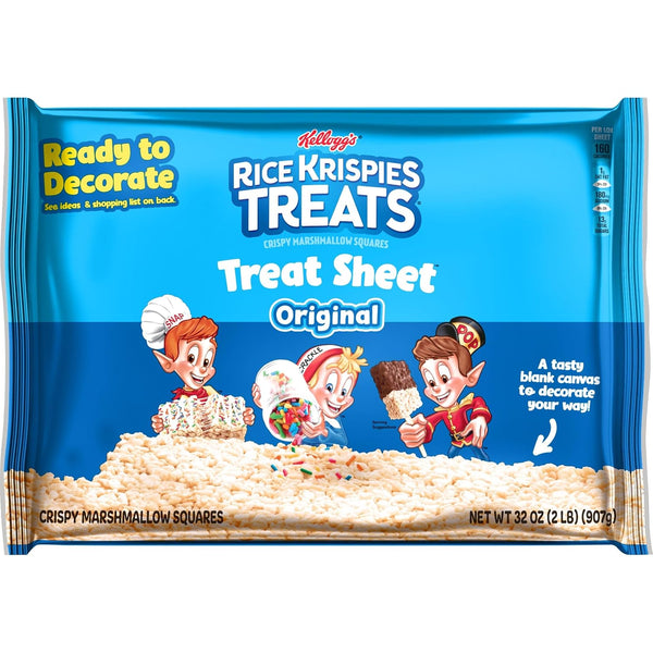 Rice Krispies Crispy Marshmallow Sheet, 32oz Box, Original Flavor
