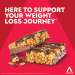 Atkins Chocolate Chip Granola Protein Bar, 12 Count, High Fiber, Low Sugar, 17g Protein