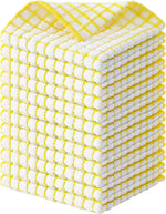 Kitinjoy Cotton 8 Pack Terry Kitchen Dish Cloths, 12 x 12 Inches Super Soft and Absorbent Dish Rags, Quick Drying Dish Towels for Washing Dishes, Mixed Color