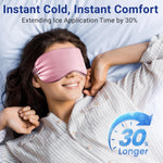Cooling Eye Mask for Puffy Eyes - Relaxing Gift for Women with Migraine Relief