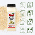 Badia 16 oz Premium Garlic Powder for Cooking Seasoning & Spice Blends Freshly Ground Flavorful
