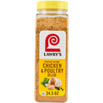 Lawrys Perfect Blend Chicken & Poultry Rub Seasoning 24.5 oz for Grilling Roasting Baking