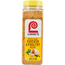 Lawrys Perfect Blend Chicken & Poultry Rub Seasoning 24.5 oz for Grilling Roasting Baking