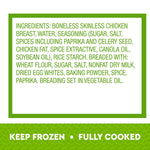 Just Bare Lightly Breaded Chicken Breast Strips | Fully Cooked | 16G Protein |Frozen | 1.50 LB