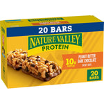 Nature Valley Peanut Butter Dark Chocolate Protein Chewy Snack Bars, 20 Bars, 28.4 oz