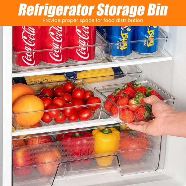 Clear Drawer Organizer Set for Kitchen and Office Storage