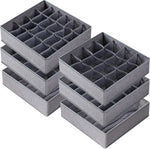 3 Pack Sock Underwear Drawer Organizer Dividers for Closet Storage