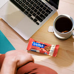 LUNA Bar Nutz Over Chocolate Flavor Gluten-Free Non-GMO 7-9g Protein Made with Organic Oats Low Glycemic
