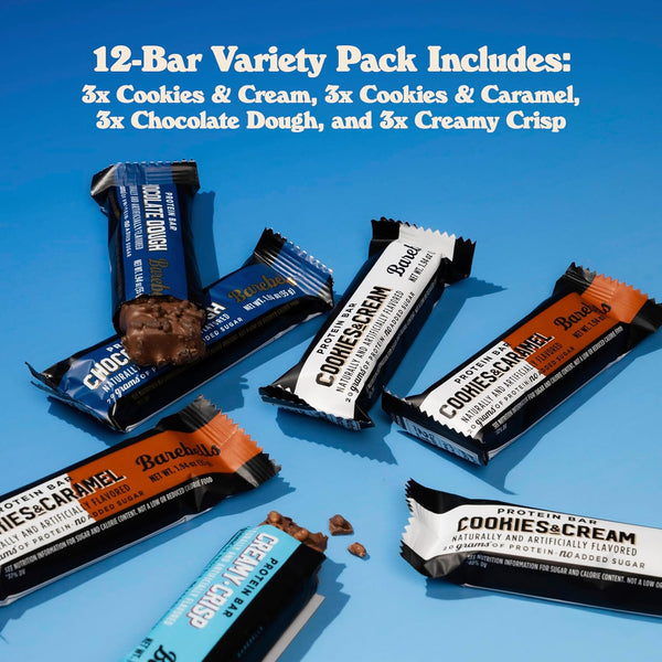 Barebells Protein Bars Variety Pack with 20g of Protein