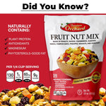 Premium Orchard Fruit Nut Mix Trail Mix, 18oz, Bulk Blend of Mixed Nuts and Dried Fruit