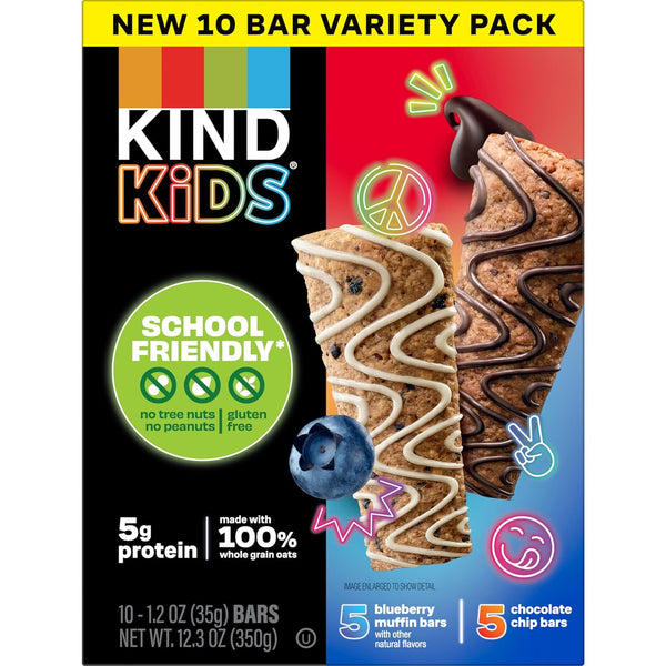 KIND Kids Granola Bars Variety Pack, 10 Count, Gluten Free, Low Sodium