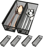 Silverware Drawer Organizer, 6 Pack Utensil Organizer for Kitchen Drawers