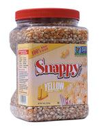 Snappy White Popcorn, 4 Pounds, Kernels, Non-GMO, Gluten Free, High Fiber Snack