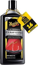 Meguiar's Ultimate Compound, 15.2 Oz, Pro-Grade Car Scratch Remover for Paint Correction and Polishing