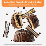 Barebells Protein Bar Variety Pack with Reusable Cup and Straw
