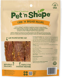 Pet 'n Shape Chik 'n Breast Jerky Dog, 1 Pound, Grain Free, No Artificial Additives