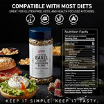 Original Everything Bagel Seasoning Blend Extra Large 10 Ounce Jar with Flip Top Cap