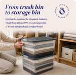 HOMZ 2-Pack Secure Latch Storage Bins with Clear Plastic Containers