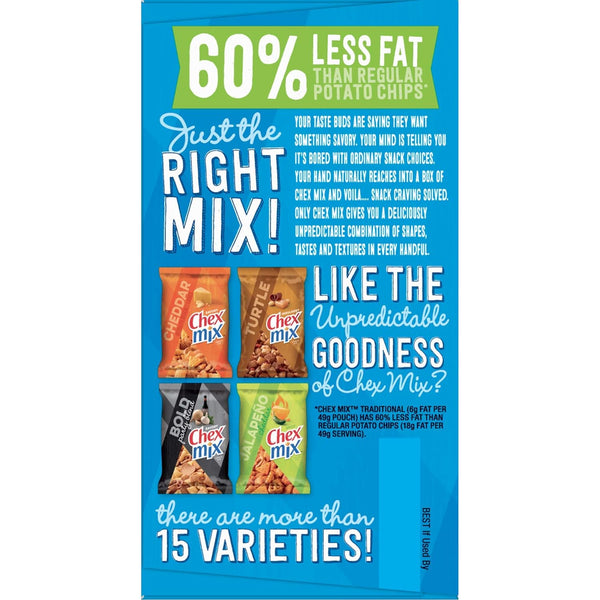 Original Recipe Chex Mix Snack Mix Multipack Single Serve Bags 10 Ct 17.5 oz