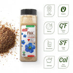 Badia Organic Ground Flax Seed, 16 oz - Superfood High in Fiber & Omega-3, Certified Organic, Non-GMO, Gluten-Free & Vegan-Friendly