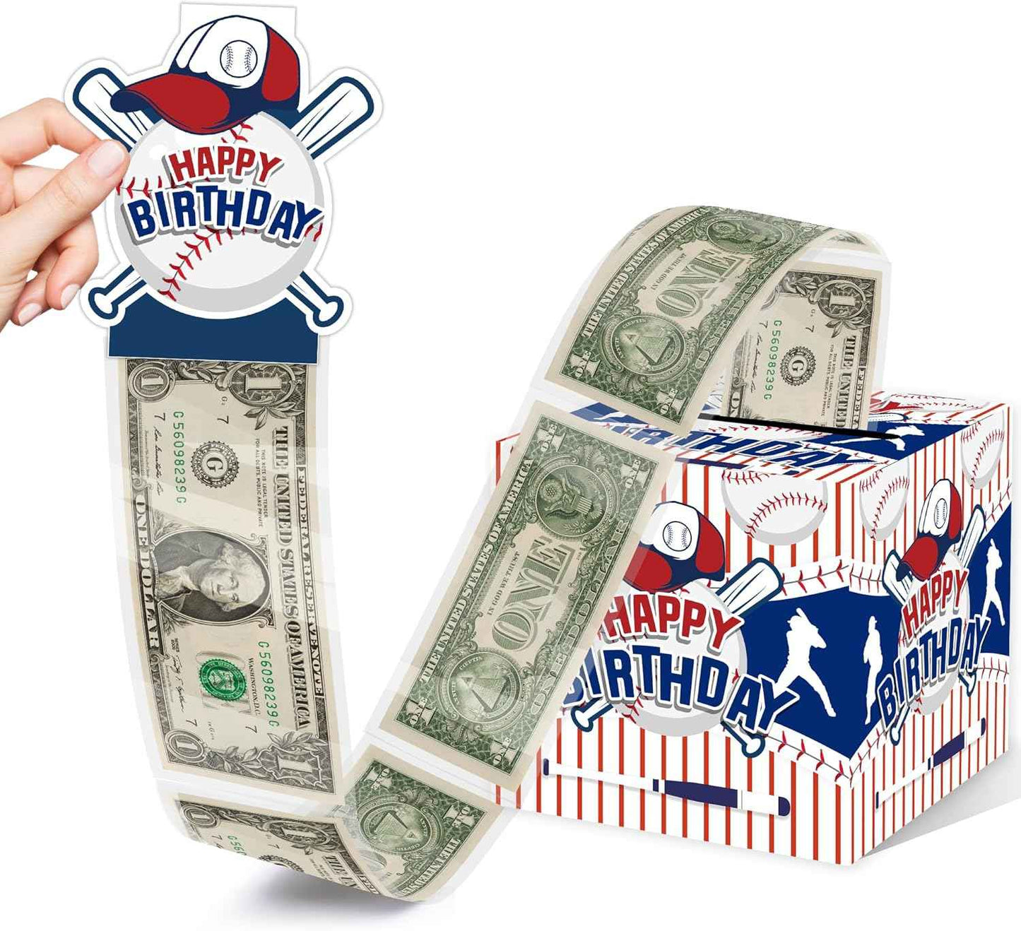 Christmas Party Gifts, Christmas Money Box for Cash Pull, Christmas Money Pull Box with Snowman Card and Transparent Bags, Christmas Money Pull Box, Christmas Money Pull Box for Kids Adults