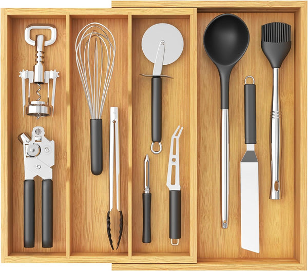 Lifewit Utensil Organizer for Kitchen Drawer Storage