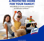Lysol Disinfectant Spray, Household Cleaning Supplies, Disinfecting Multi-Purpose Room Spray, Antibacterial Sanitizer, Deodorizer, Kills Hantavirus, Crisp Linen, 19 Fl Oz (Pack of 2)