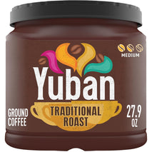 Yuban Traditional Medium Roast Ground Coffee, 27.9 oz, Single Serve Canister
