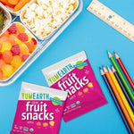 YumEarth Organic Tropical Fruit Snacks (Pack of 35) - 0.7 Ounce Snacks Packs - Non GMO, Gluten Free, Vegan, Dye Free - Pineapple, Raspberry, Mango