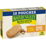 Nature Valley Peanut Butter Biscuit Sandwiches, 10 Bars, 13.5 oz