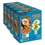 Kauai Coffee K-Cup Pods for Keurig Brewers, Arabica Coffee, Medium Roast, Vanilla Beans with Toasted Macadamia Nuts