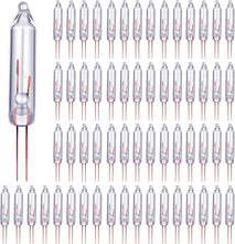 Mudder 100 Pcs Mini Christmas 2.5 Volt Replacement Light Bulbs for Christmas Trees Decorative Light Supplies Indoor Outdoor Xmas Decor, 0.17 Ampere, 0.42 Watt (Clear)