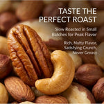 Jaybee's unsalted mixed nuts, 32 oz, roasted deluxe nut mix