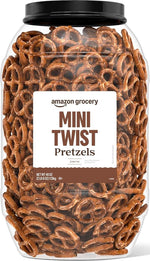 Amazon Grocery, Mini Twist Pretzels, 40 Oz