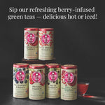 Blueberry Green Superfruit Tea, 50 Tea Bag Tin, Gluten Sugar Free