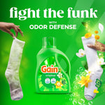 Gain Liquid Laundry Detergent, Freshness, Odor Defense, High Efficiency Washing Machine Liquid Laundry Soap, Original Scent, 132 fl oz, 100 Loads (Packaging May Vary)