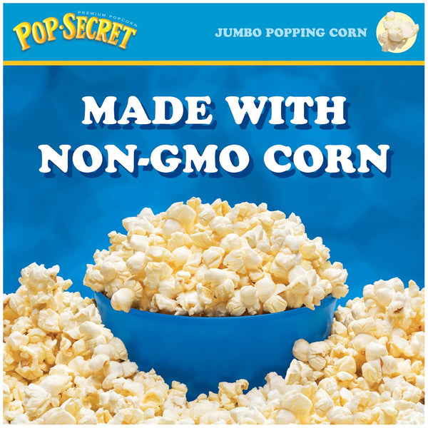 Pop Secret Jumbo Popcorn Kernels in a 30 Oz Jar