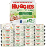 Huggies unscented baby wipes, 99% purified water, 56-count, 1 flip-top pack, hypoallergenic, fragrance free