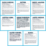 Kernel Season's 8-piece pop corn seasoning mini jars, 0.9 oz, variety pack, gluten-free, kosher, made in usa