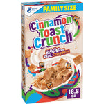 cinnamon toast crunch family size 18.8 oz crispy cinnamon cereal whole grain breakfast cereal