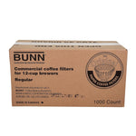 BUNN 12-Cup Commercial Coffee Filters, 1000 Count, 20115.0000