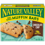 Nature Valley Soft Baked Muffin Bars, Chocolate Chip, 10 Bars, 12.4 oz