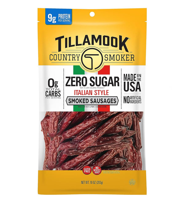 Tillamook Country Smoker Smoked Sausages, Original, 10 Ounce