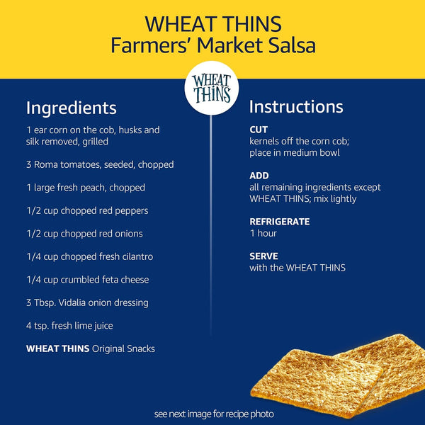 Whole grain wheat crackers in a 20 oz party size box