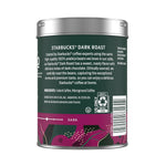starbucks premium instant dark roast arabisca coffee three 3.17 oz tins