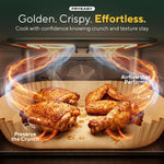 Air Fryer Liners for Ninja DoubleStack SL401 8-10QT: 150pcs Disposable Paper Liners, Compatible with Ninja SL401 and SL201 Double Stack by FryEasy