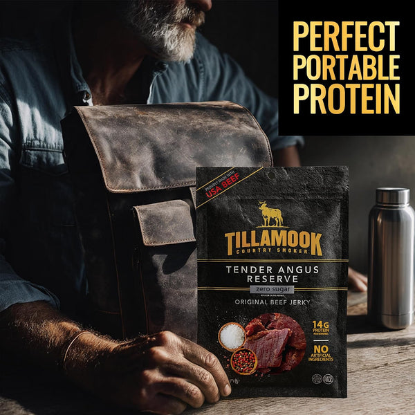 Tillamook Country Smoker Tender Angus Reserve Original Beef Jerky 6 oz