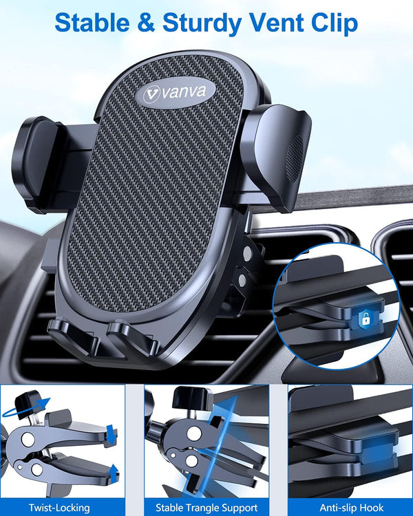 Universal Air Vent Car Mount for Big Phones and Thick Cases